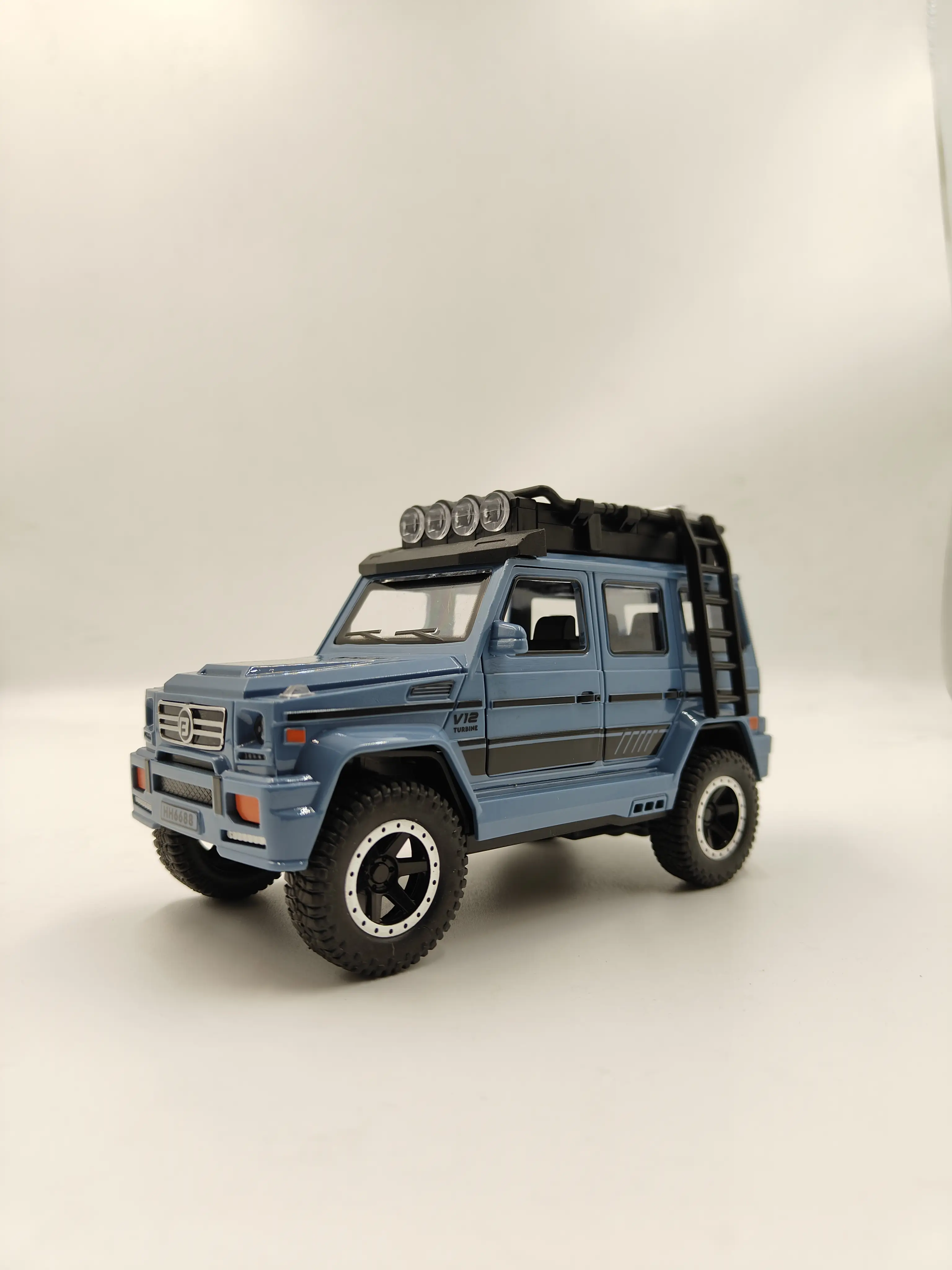 Die cast Brabus model 4x4 with lights and sound